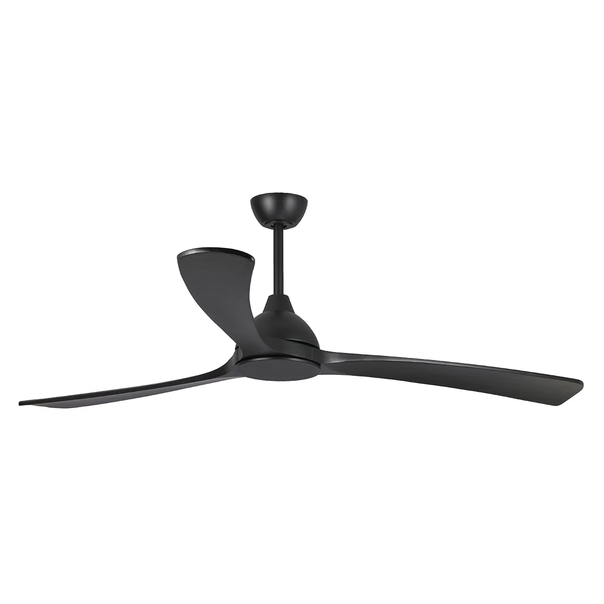 [W-CFFCSA26BL-BL] Sanctuary DC Ceiling Fan by Fanco – Black with Solid Timber Blades 70″