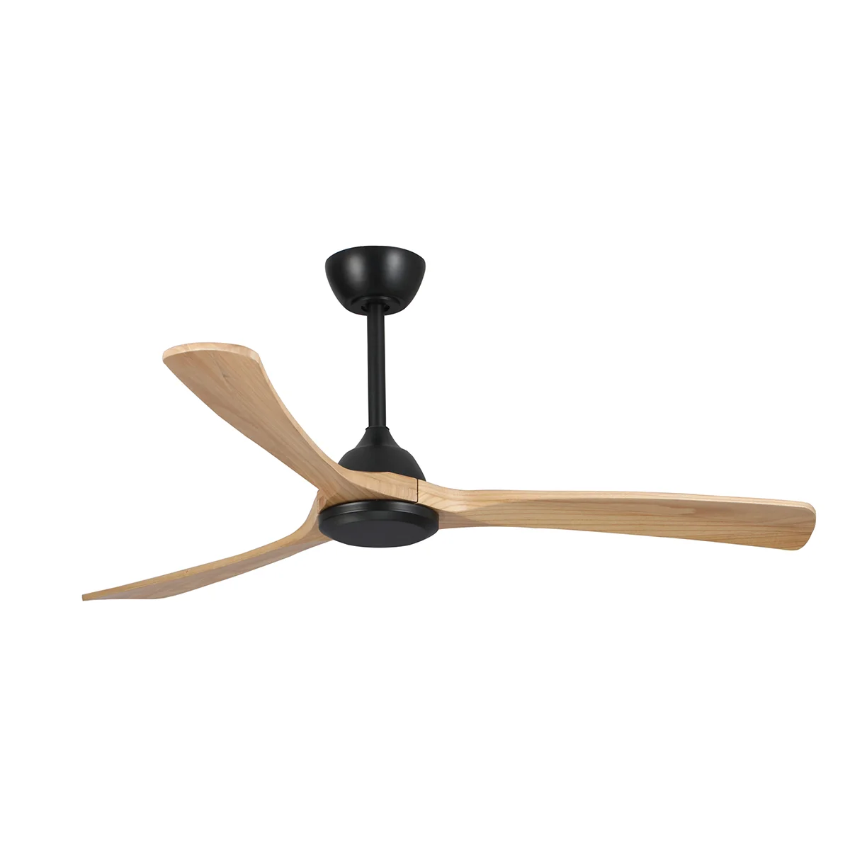 [CFFCSA22BLNA] Sanctuary DC Ceiling Fan by Fanco – Black with Natural Blades 52″