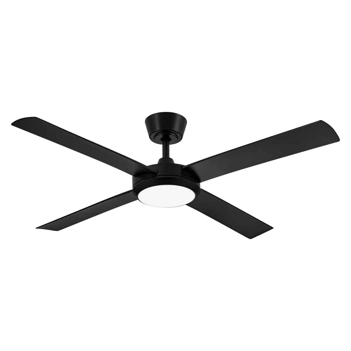 Eco Silent Pro DC Ceiling Fan by Fanco with LED Light – Black 52″
