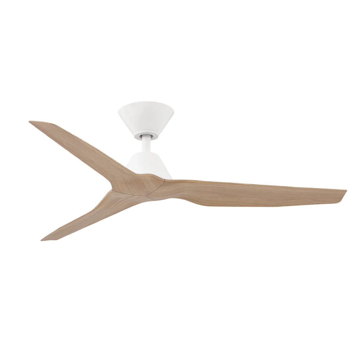 [CFFCINID32WHNA] Infinity-iD DC Ceiling Fan by Fanco – White with Beechwood Timber Style ABS Blades 48″