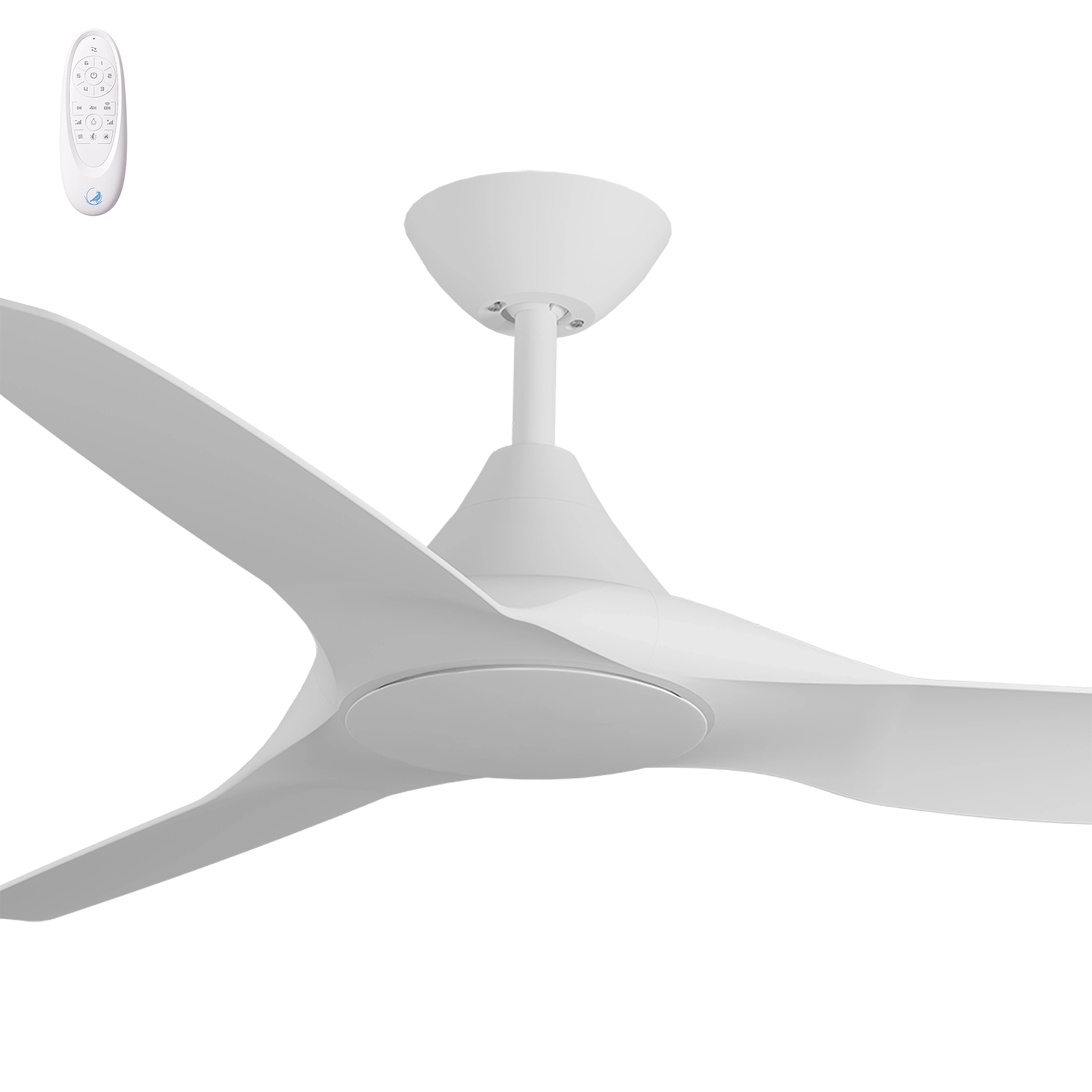 Calibo Smart CloudFan 48" (1220mm) ABS Energy Efficient DC Ceiling Fan and Remote (Black)