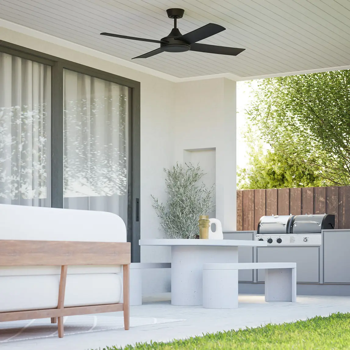 CALIBO BREEZE SILENT 52 ABS AC Ceiling Fan | OZ Fans Direct