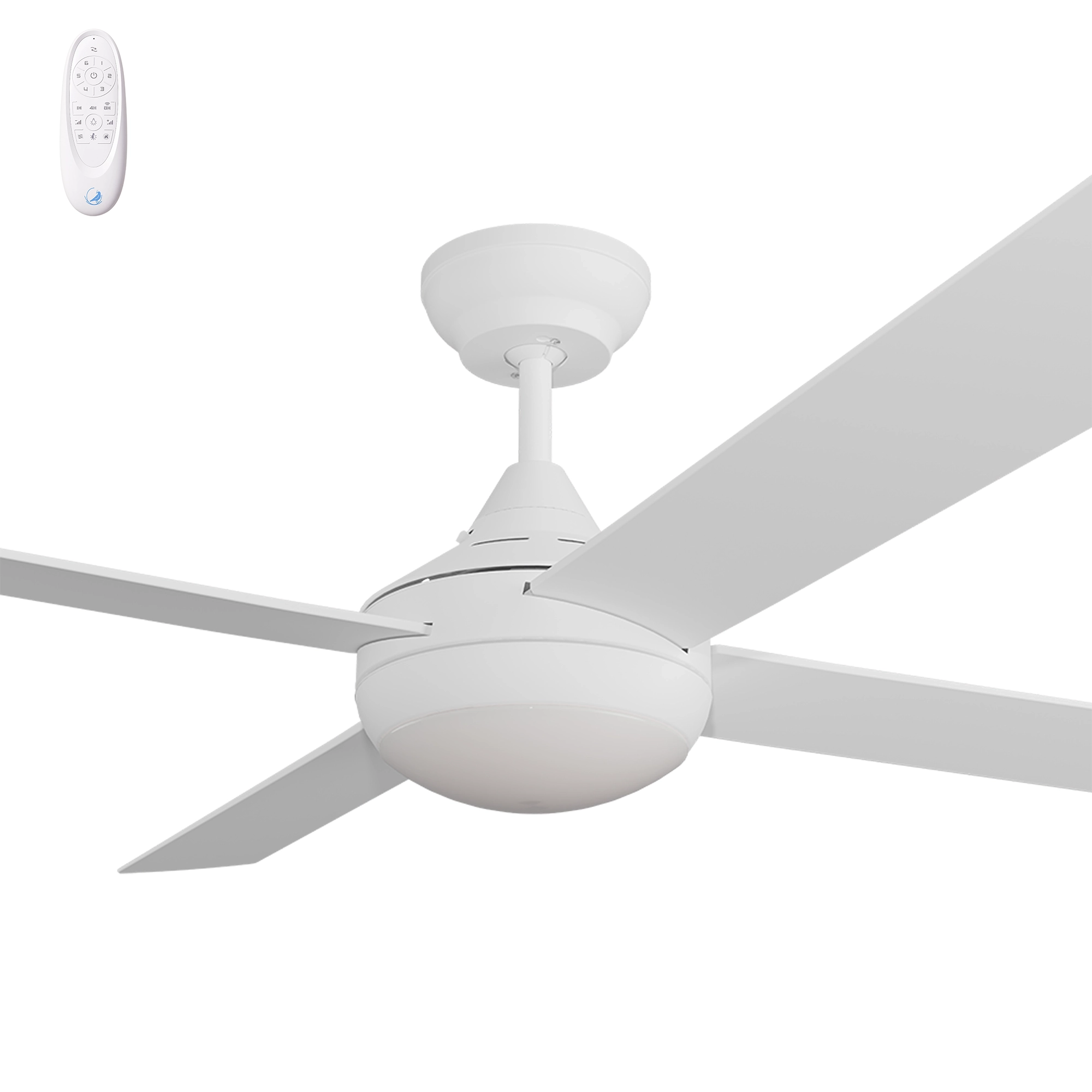 Calibo Kestrel 48" (1220mm) Indoor/Outdoor DC Ceiling Fan with 18W CCT LED Light & Remote
