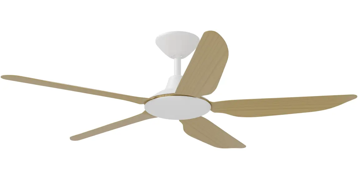 Calibo Storm 48" (1220mm) 5 Blade Indoor/Outdoor DC Ceiling Fan and Remote | Bamboo