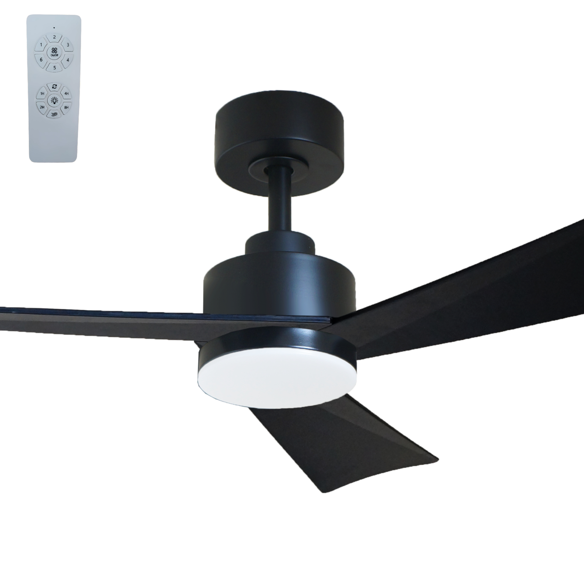 Vencha Bronte 52" DC Ceiling Fan with 20W CCT LED Light and Remote