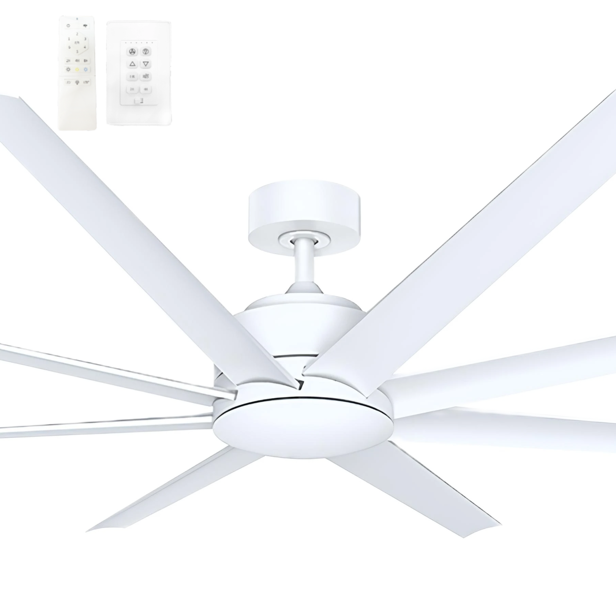 Vencha Titanic RWS 60" DC Smart Ceiling Fan with White Motor and Tricontrol