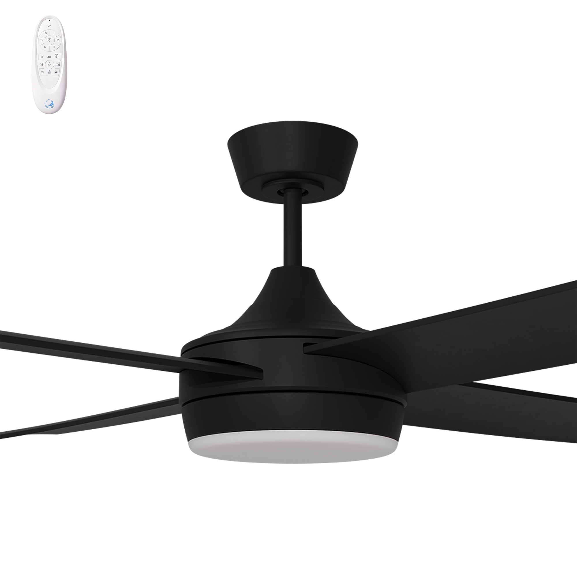 Calibo Breeze Silent 52" (1320mm) ABS Energy Efficient DC Ceiling Fan with 24W LED Light and Remote