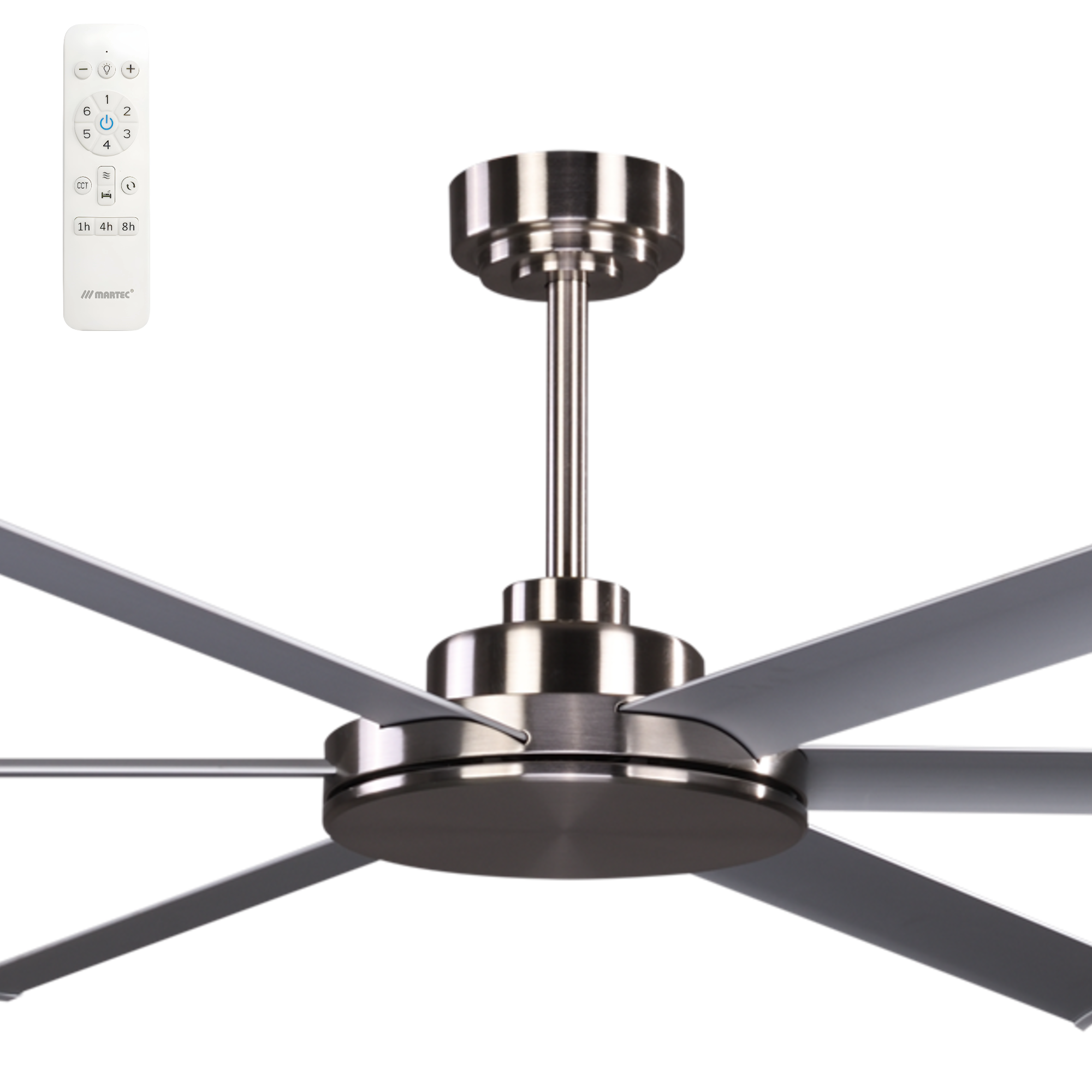 Martec Albatross II Extra Large 84" Industrial DC Smart Ceiling Fan with WiFi Remote