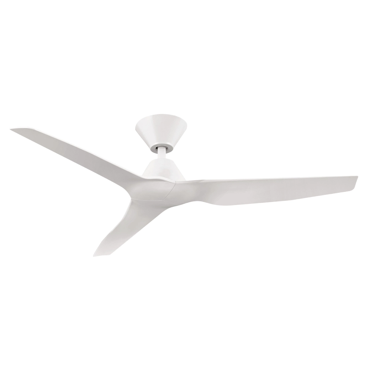 Infinity-iD DC Ceiling Fan by Fanco with Remote – White 48″